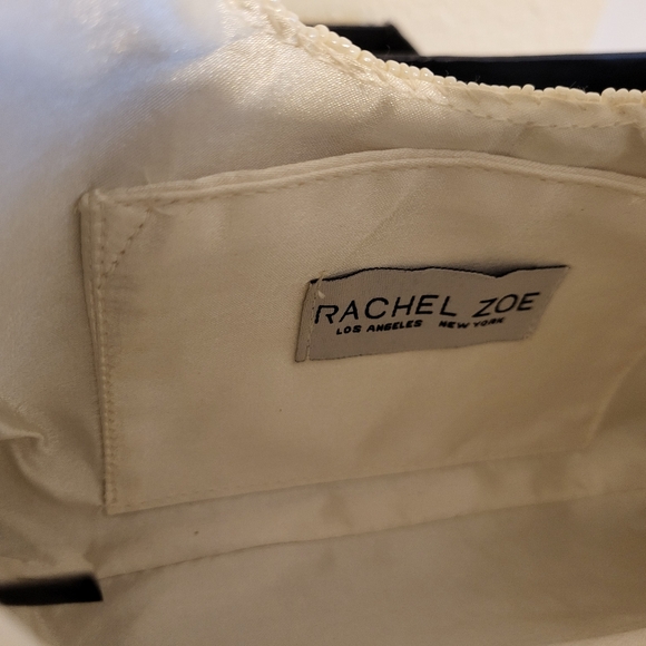 Rachel Zoe Cream Donut Beaded Clutch - Picture 4 of 6